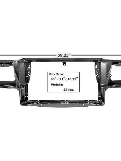 GLA1331 Body Panel Rad Support Assembly